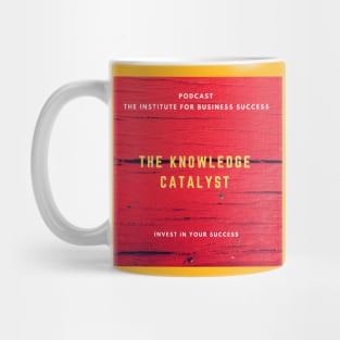 Red Podcast Cover Design Mug